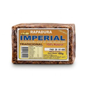 Rapadura Imperial Tradicional 450g doce de cana natural
