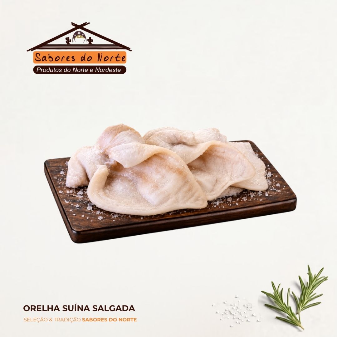Orelha Suína Salgada (Por Quilo ou Caixa) - Imagem 2
