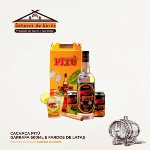 Cachaça Pitú (Garrafa 600ml e Fardos de Latas)