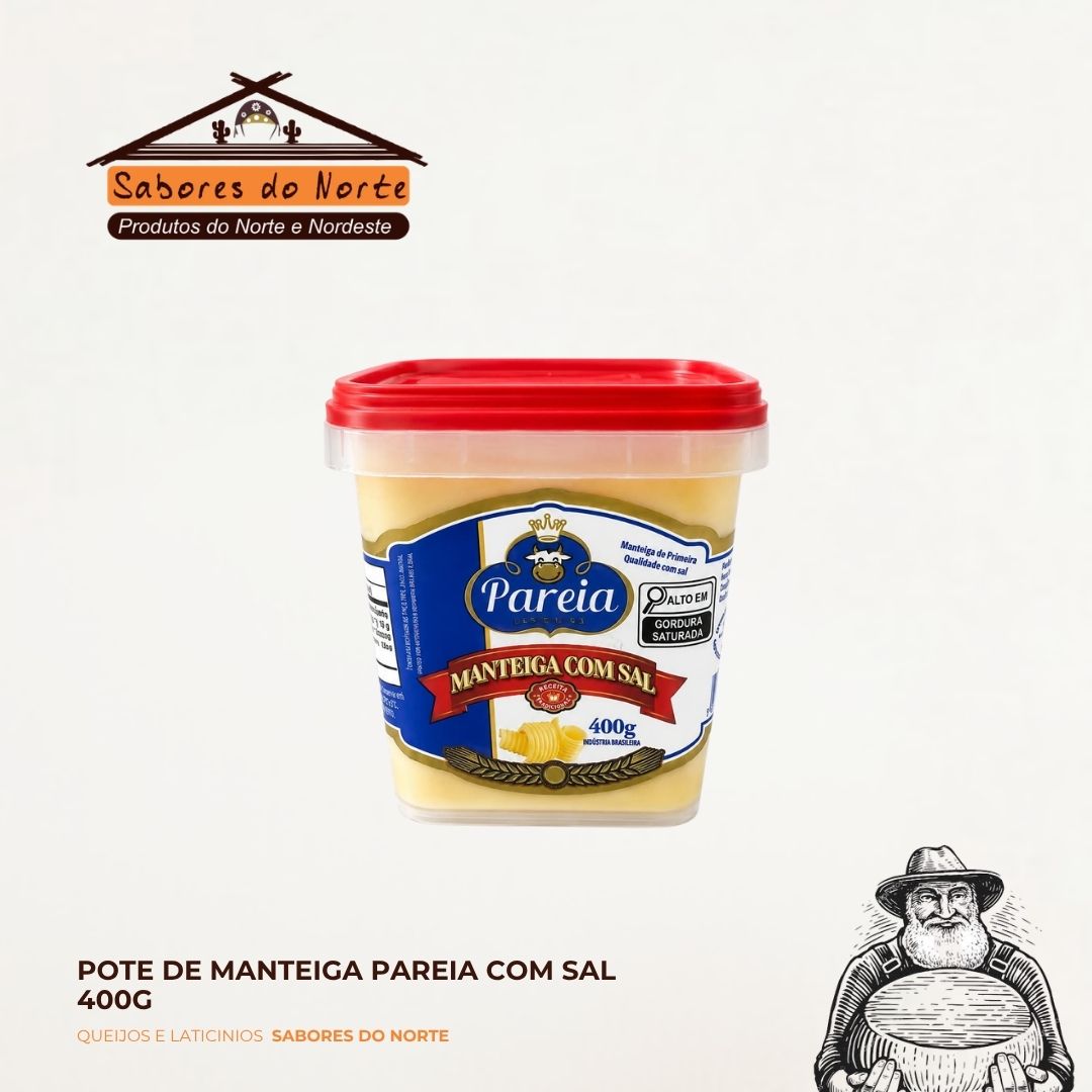 Manteiga Pareia com Sal (200g ou 400g) - Imagem 4