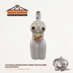 Cachaça Insinuante Louça Corpo de Mulher 670ml