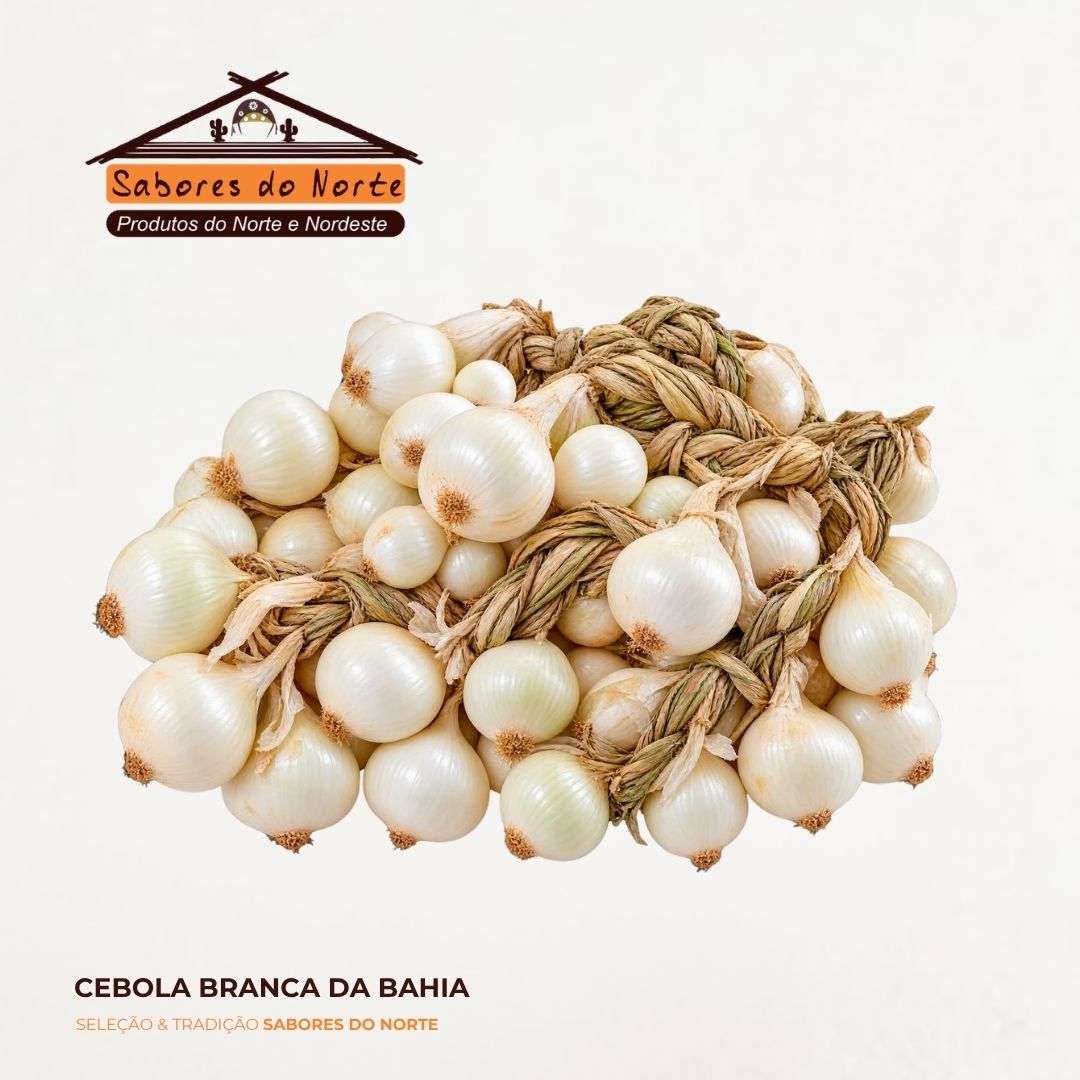 Cebola Branca do Norte (Em Trança ou por Quilo)