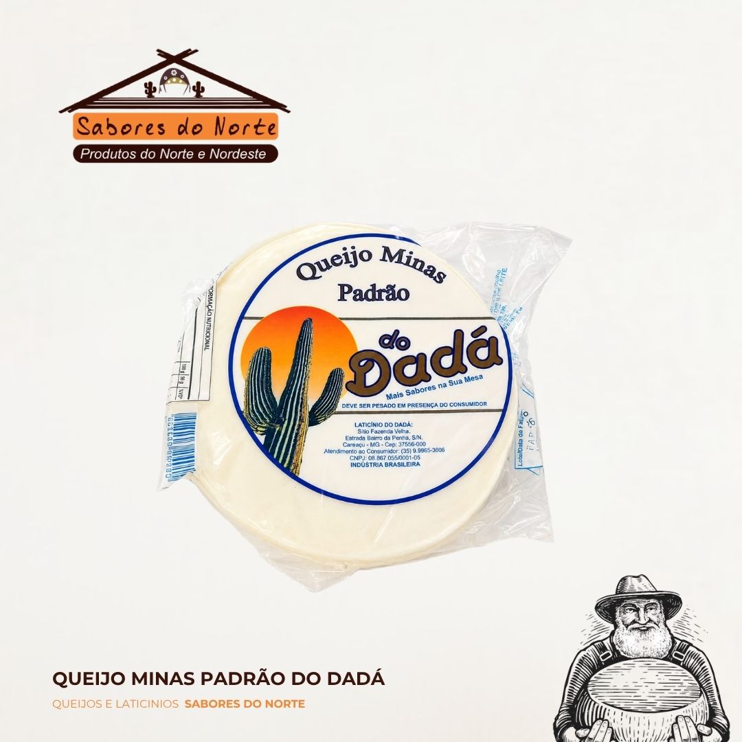 Queijo Minas Padrão do Dadá (Por Quilo ou Peça)