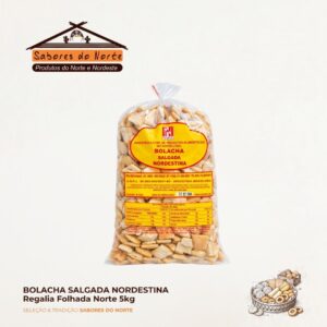 Bolacha Salgada Nordestina Regalia Folhada Norte 5kg