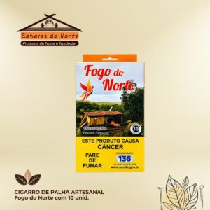 Cigarro de Palha Artesanal Fogo do Norte C/10