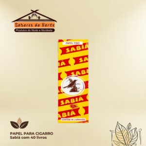 Papel para Cigarro Sabiá C/40L